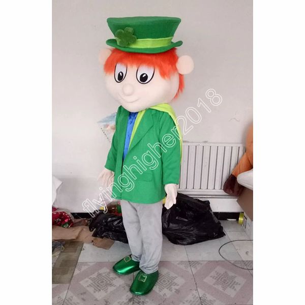 Profesyonel Özel Yeşil Elf Maskot Kostüm Karakter Maskot Kıyafetleri Noel Cadılar Bayramı Partisi Fantezi Elbise