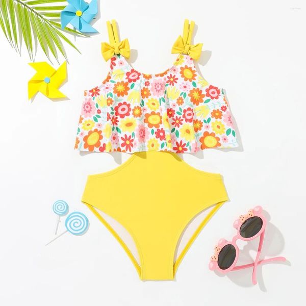 Damen-Badebekleidung, 4–7 Jahre, Kleinkind, Baby, Mädchen, einteiliger Badeanzug mit Kinder-Strandkleidung, Badeanzug