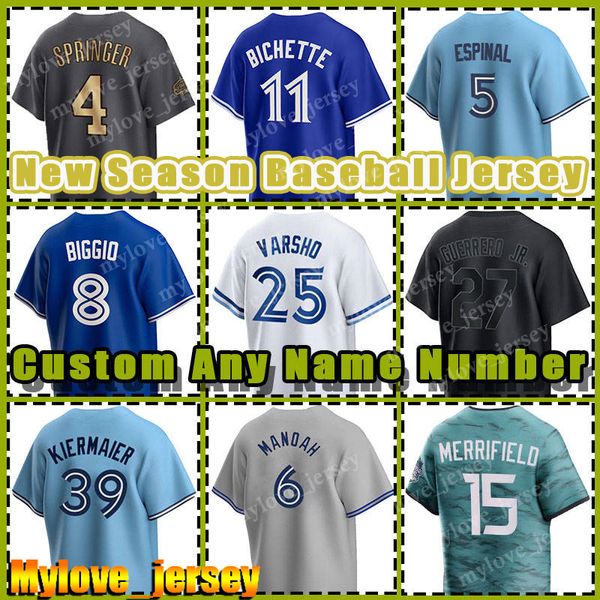 27 Vladimir Guerrero Jr. 4 George Springer Jersey Baseb