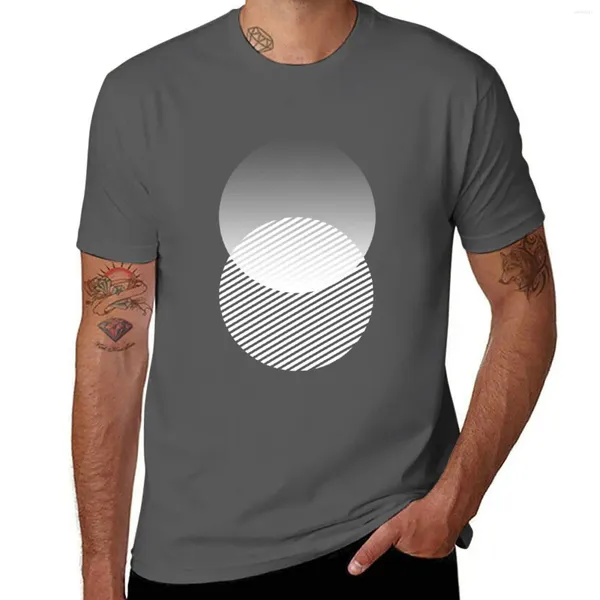 Polo da uomo Forme minimali 003 T-shirt Magliette nere Abiti estetici Top Camicie firmate da uomo