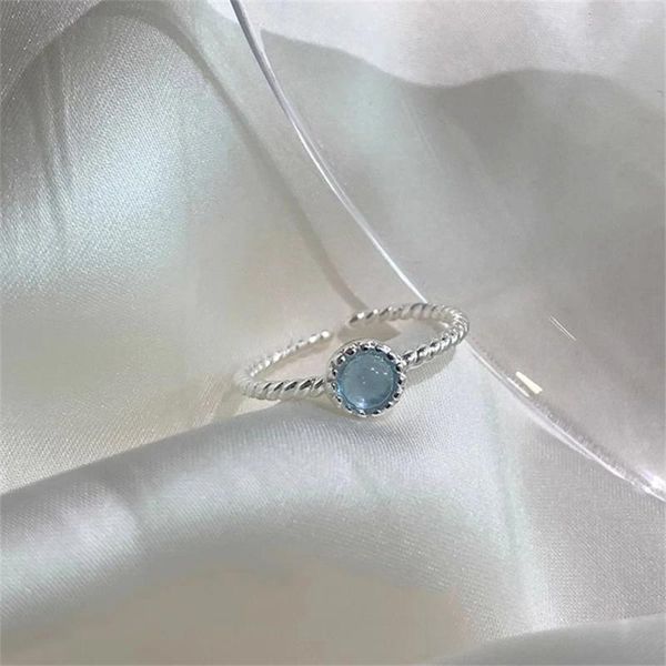 Anelli a grappolo 3/5 pezzi opale semplice squisito modello twist lusso elegante anello aperto per le donne accessori gioielli per feste di moda