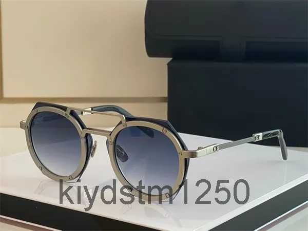 Top Qualität Herren Sonnenbrille Luxus Marke Design Mode Stil Spiegel Sonnenbrille Shades Steampunk Retro Vintage Mann Brille Frauen Hexagon Brillen 006 DBWY