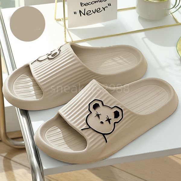 Pantofole estive da donna, simpatici sandali da bagno per la casa, da bagno, con suola spessa, antiscivolo, per coppie, sandali da cartone animato per uomo