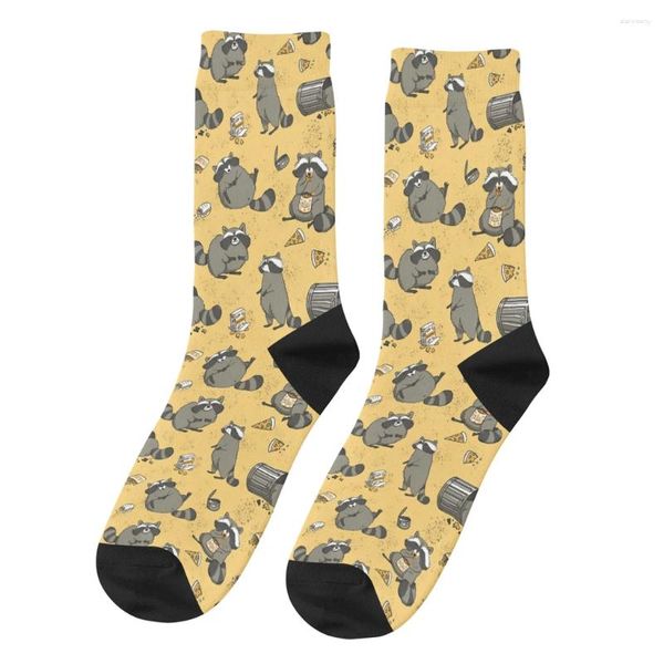 Herrensocken Rascally Raccoons für Männer, sportlich, 3D-Druck, für Jungen und Mädchen, Socke in der Mitte der Wade