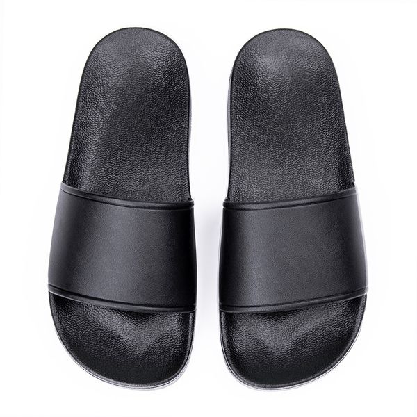 Sandálias e chinelos de verão para homens e mulheres, sapatos de banho de plástico para uso doméstico