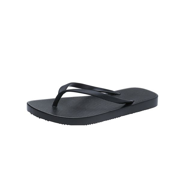 Anti Soft Solid Soll Slip Slip Flip Flippers Sapatos de praia Sandals de verão Red 82 Pers