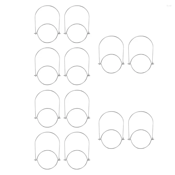 Aufbewahrungsflaschen, 12 Stück, Einmachglas-Griff, Gläser, Aufhänger, Lichtständer, Dose, Solar-Lampenhaken, Eisen, verzinktes Zubehör, einzigartig