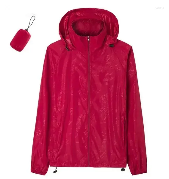 Kadın Ceketleri 2024 Yaz Kadın Uzun Kollu Yağmur Ceketleri Moda Rüzgar Taşıyıcı Hoodies Ladies N-Rain