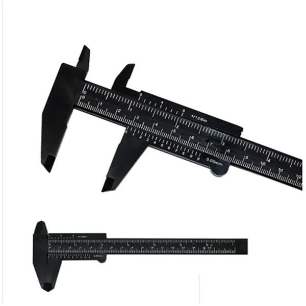 Nonius-Messschieber Großhandel Kunststoff Gauge Mikrometer 0-150 mm Mini Student RER Standard Abs Genaue Messwerkzeuge 5 Farben Drop D Dhrkd