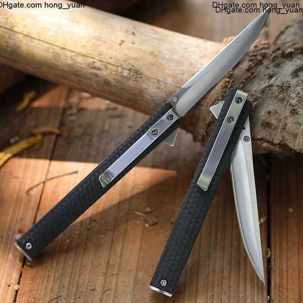 Cep bıçağı m390 klipsli klasör mini yüksek sertlik katlanır bıçak taşınabilir kurtarma açık kamp bıçakları avcılık bıçakları hw199
