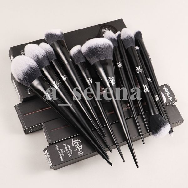 Brush de maquiagem da marca KVD Professional Brushes Powder Foundation Blush Make Up Brushs Brush de sombras com ferramentas de maquiagem de caixa de varejo