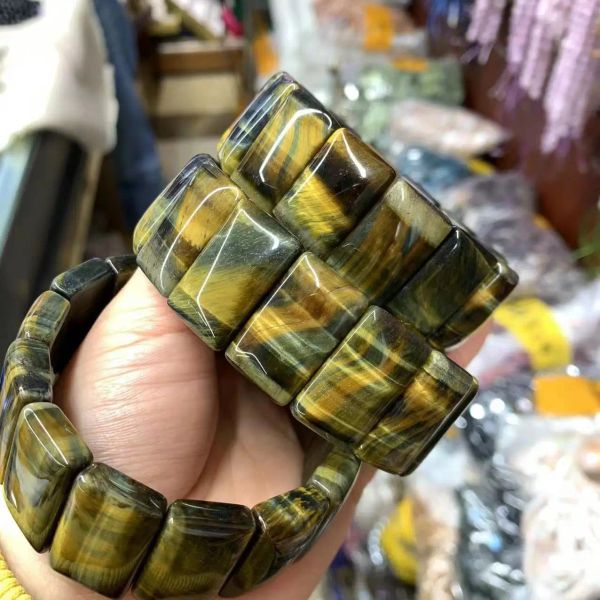 Braccialetti tigre naturale per perle di pietra di pietra bracciale naturale bracciale per gioielli fai -da -te per uomo per donna all'ingrosso!