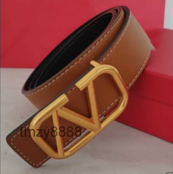 Mens Designer Cintos Luxurys Cinto De Couro Genuíno Para Mulheres Ceinture Moda Senhoras Mulher Cintura Cinturão Gurtel V Buckl Carta Fivela De Ouro GFUM