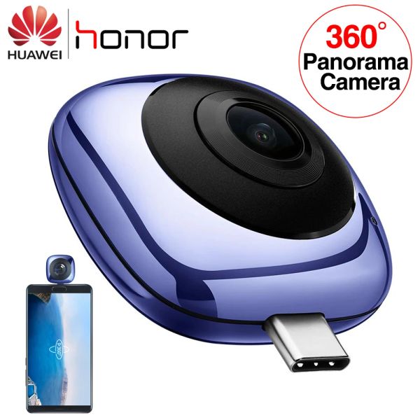 Kopfhörer/Headset Original Huawei 360 Panoramakamera HD 3D Live Motion Kameraobjektiv Envizion 360 Grad Weitwinkel Android Handy extern