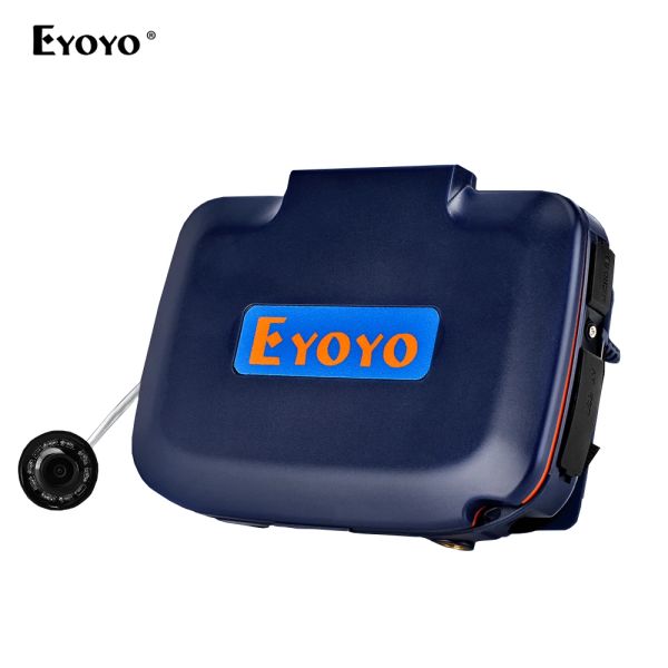 Localizadores Eyoyo 7hcs 1000tvl Fish Finder 20m Câmera subaquática de pesca no gelo Câmera subaquática de vídeo Lâmpada infravermelha Fishfinder Pesca no gelo