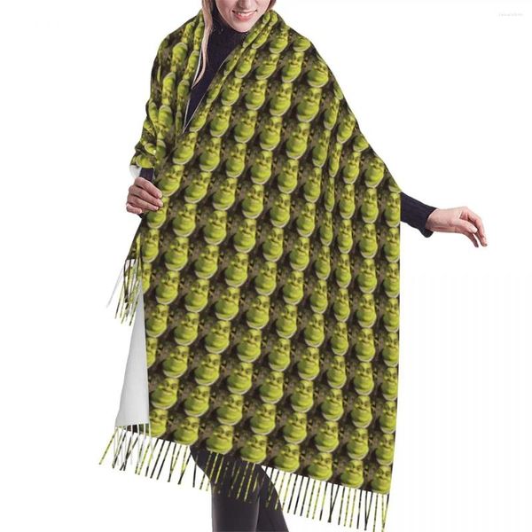 Schals Shreks Quaste Schal Frauen Weiche Mode Vielseitige Weibliche Schals Wraps Dame Winter