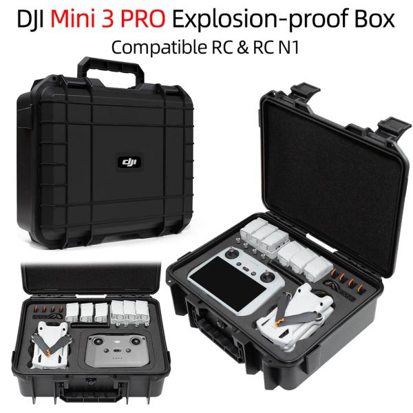Peças para dji mavic mini 3 pro saco de armazenamento portátil caso de transporte de viagem caso portátil mavic mini 3 pro drone acessórios
