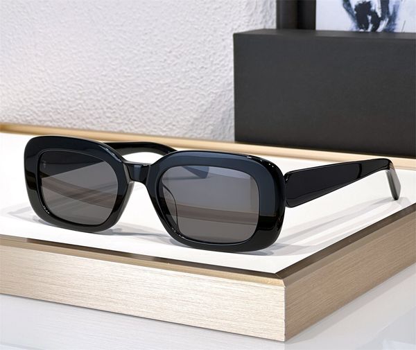 Moda popular designer m130 óculos de sol para mulheres elegância forma quadrada acetato óculos de sol verão lazer ao ar livre estilo simples anti-ultravioleta vem com estojo
