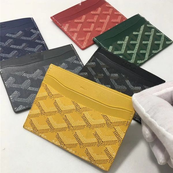 Designer-Geldbörse Leder Goyard-Geldbörsen Mini-Geldbörse aus echtem Leder Kartenhalter Münzgeldbörse Damenbrieftasche Kartenhalter Schlüsselanhänger Kredit Luxus Großhandel Kleine Geldbörse