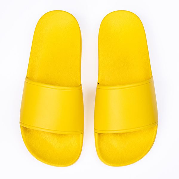 Sandali e pantofole estivi per uomo e donna in plastica per uso domestico Pantofole da bagno gialle