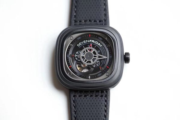 Venda quente 2024 mais recente moda sevenfriday relógios marca wuman série p p3/01 masculino relógio mecânico automático relógios masculinos movimento miyota