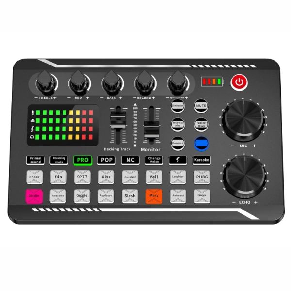 Mixer microfono sound mixer scheda audio miscelazione f998 console audio console AMPLIFICATORE Adattatore audio