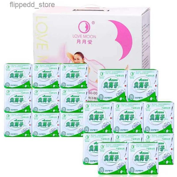 Higiene feminina 19Pack Anion Absorventes Sanitários Junta para Mulheres Produto de Higiene Calcinha Diária Higiene Pad Guardanapos Panty Liner Períodos Menstruais Cuidados Q240222