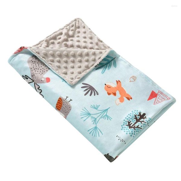 Cobertores Baby Clanta de poliéster Nascido em pacote super macio de cama de cama de bebê super macio carrinho de cesta de sofá futon