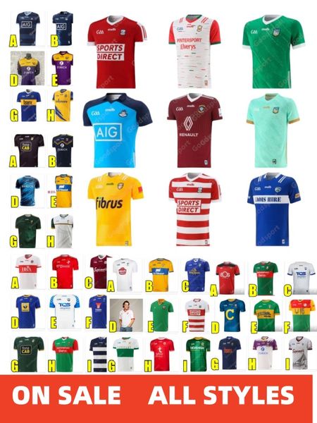 232425 GAA KILDARE CLARE CAVAN Rugby Jerseys Limerick WEXFORD KERRY TYRONE MAYO CORK MEATH GALWAY Dublin Ath Cliath GAILLIMH TIPPERARY CIOBRAIO ARANN CAMISAS esportivas