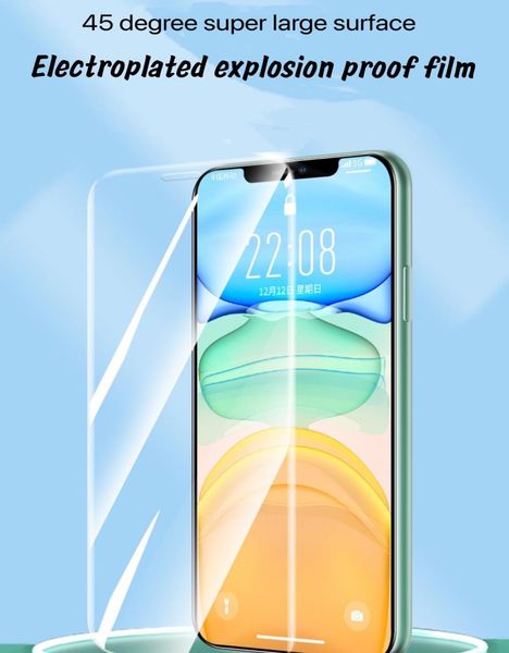 Handy-Teile iPhone 11 12 Vollbild mit gehärtetem Film bedeckt, grüner Film, echter Augenschutz, verhindert Spähen, a5865671