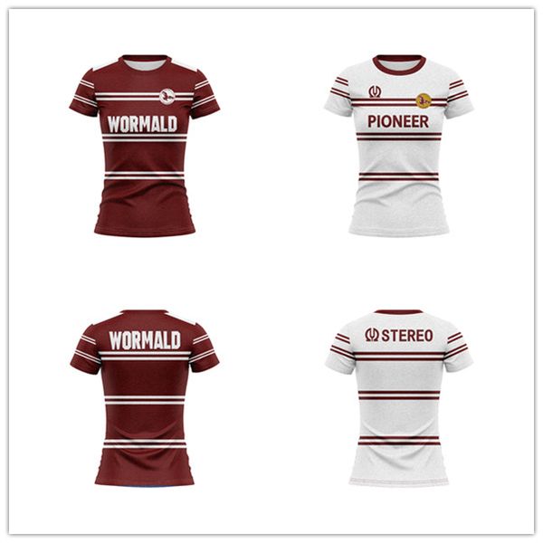 Camicie da rugby da allenamento retrò Australia Manly Sea Eagles Abbigliamento sportivo da donna Felpe da esterno T-shirt