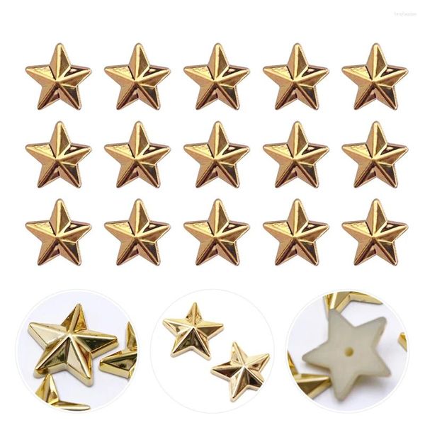 Garrafas de armazenamento 200 peças acessórios de unhas pentagrama acrílico diy cocar estrela encantos em forma de roupas decoração em forma de estrela