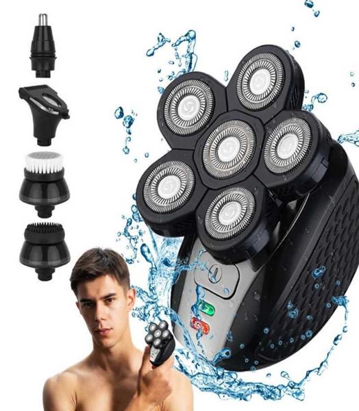 Rasoio elettrico per uomo 5 in 1 Rasoio per capelli calvo Rasoio elettrico per uomo bagnato e asciutto Alta qualità e nuovissimo P08175881357