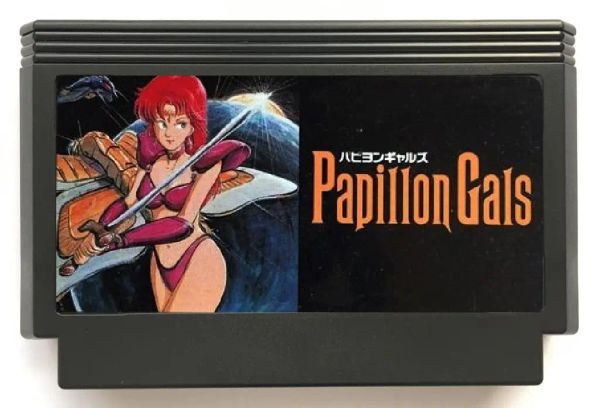 Custodie Cartuccia di gioco Papillon Gals (solo per adulti) per console NES/FC