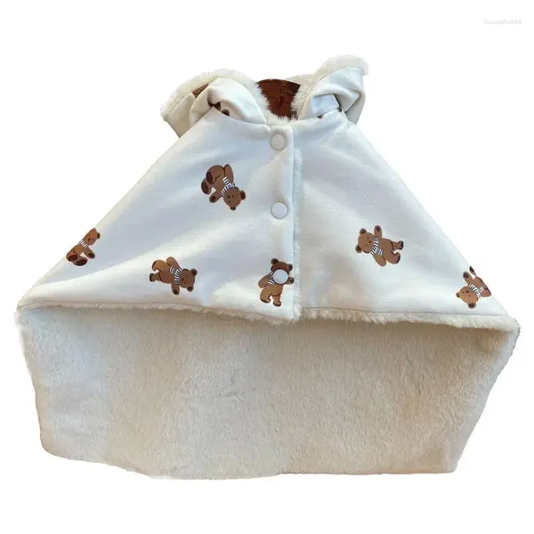 Kedi Kostümleri Sıcak evcil hayvan battaniye ayı desen köpek yavrusu pelerin köpeği yatak kanepe araba kanepe