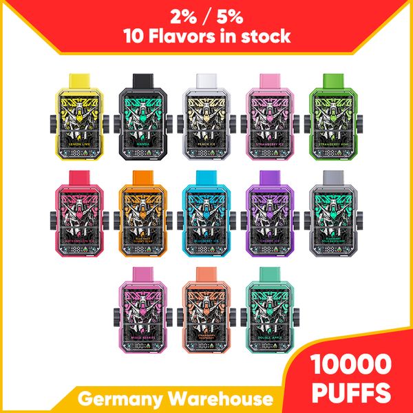 OEM ODM EU Warehouse 10000 Puffs E-Zigarette 14 ml Einweg-Vape-Pod mit Display-Box-Paket