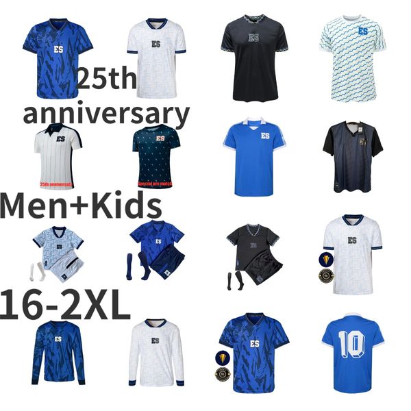 2023 2024 El Salvador camisas de futebol em casa 3º ROLDAN HURTADO TAMACAS ZAVALETA ORLLANA HENRIQUEZ DOMINGUEZ CLAVEL 25º Alex Darwin Ceren Eriq camisa de futebol top