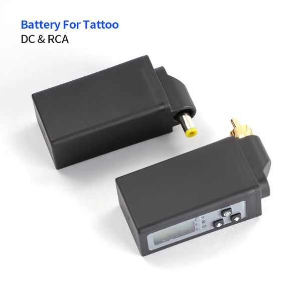 Kleider ein LCD 2000mAh wiederaufladbarer Akku für RCA/DC -Tattoo Hine Gun Tattoo Netzteil