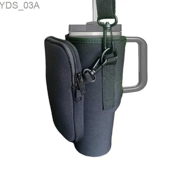 Outros Drinkware Copo de Água Garrafa Bolsa Manga Suporte para Garrafas de 40oz Garrafas de Água Resistentes a Rasgos Acessórios para Ciclismo Piquenique Camping YQ240221