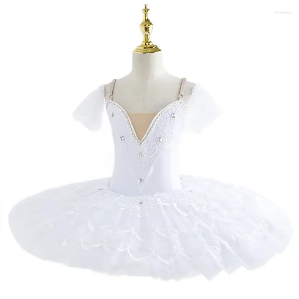 Sahne Giyim 2024 Yetişkin Çocuk Profesyonel Bale Tutu Çiçek Kız Balerin Elbise Partisi Giysileri Çocuk Swan Lake Dans Kostümü Kadınlar için