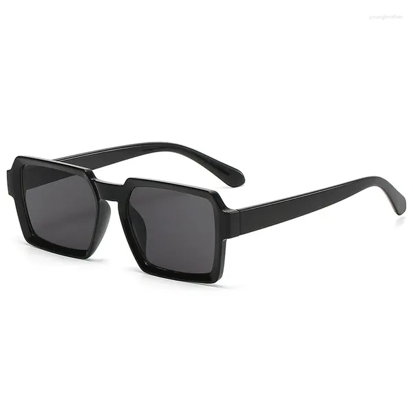 Солнцезащитные очки Ретро квадратные модные маленькие прямоугольные очки женские леопардовые оттенки UV400 мужские брендовые винтажные дизайнерские очки