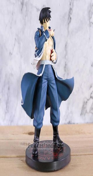 Figure anime Fullmetal Alchemist Roy Edward Elric Roy Mustang Action figure giocattoli Modello bambola giocattolo regalo Q06215660913