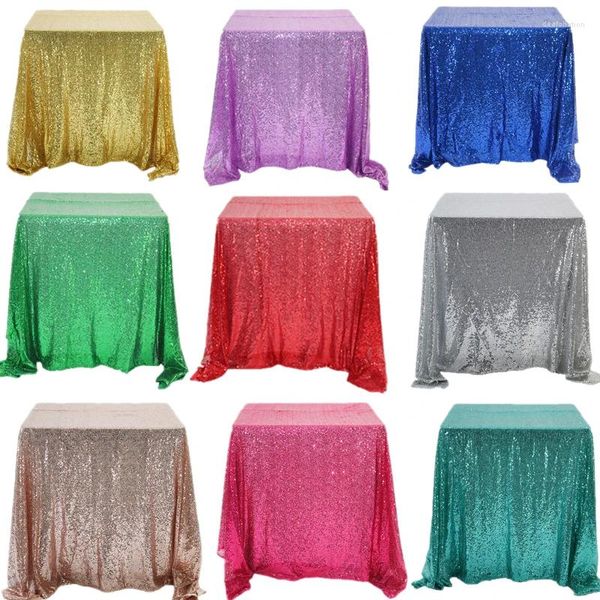 Pano de mesa rosa ouro retangular capa glitter lantejoulas festa de casamento decoração de casa café multi-cor para sala de estar