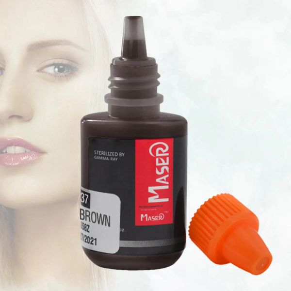 Vestidos 10ml preto marrom planta extrato intensidade orgânica não tóxica sobrancelha tatuagem micro pigmento maquiagem permanente tinta pmu