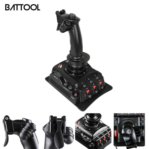 Joysticks für Flugsimulator, Gamepad, Vibrationscontroller, USB-Gaming-Joystick, Joypad für Windows PC XP/7/8/Desktop-Spielzubehör