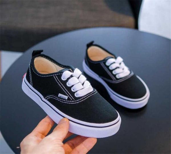 Primavera Bambini Scarpe di tela Ragazzo Sneakers Autunno Moda Bambini Casual Ragazze Sport piatte Corsa Studente X07198910628