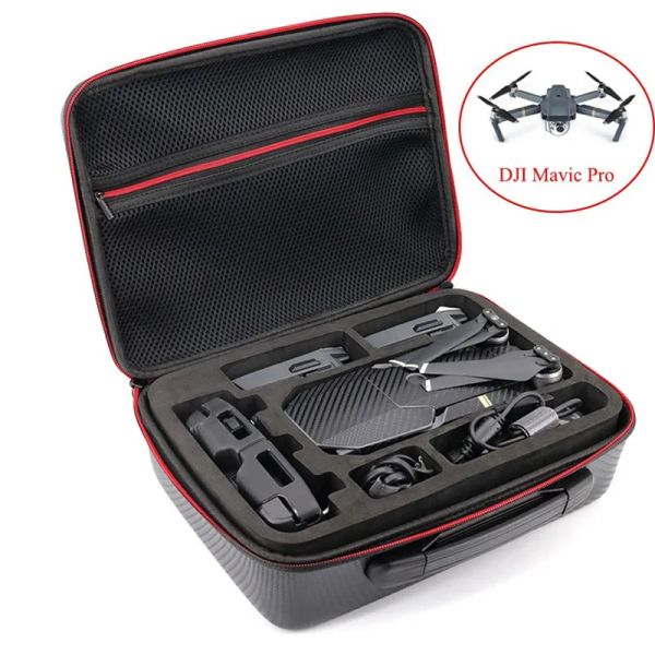 Sacos para dji mavic pro caso à prova dwaterproof água drones saco ao ar livre capming bolsa portátil caixa resistente à água ombro para dji faísca