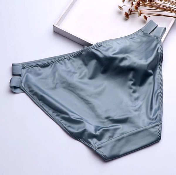 Damenhöschen, Damen-Slip, Eisseide, niedrige Taille, Satin, seidig, nahtlos, Unterwäsche, Slips, Damen-Shorts, atmungsaktiv, weiblich