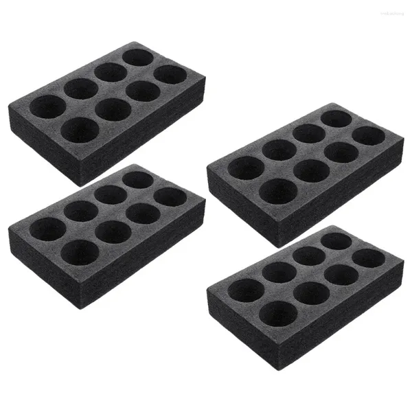 Retire os contêineres 4 PCs Milk Tea Cup Holder Bandejas de expresso Copos de acessórios descartáveis Titular