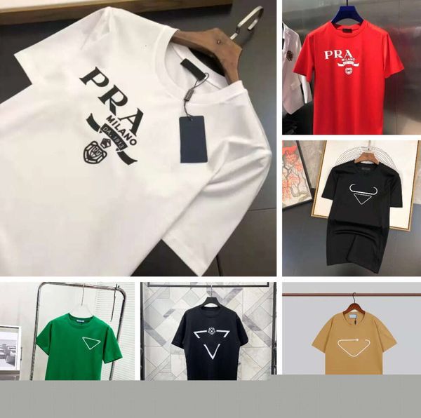 Erkek Tasarımcı T Shirt İşlemeli Etiketler Kalite Kısa Kollu Moda Erkek ve Kadın Kısa Tişört Çift Modelleri Pamuk Lüks Erkek Hip Hop Giysileri Yüksek Kalite456
